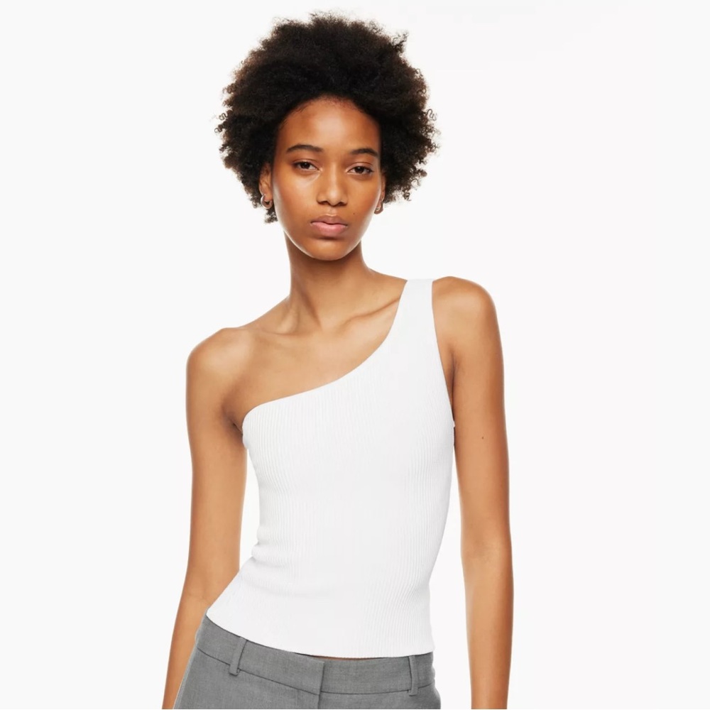 Aritzia Babaton Sculpt Knit One-Shoulder